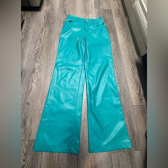 Princess Polly Other - Princess Polly aqua leather Pants